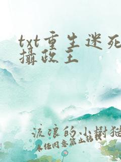txt重生迷死摄政王 txt重生迷死摄政王