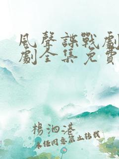 风声谍战剧电视剧全集免费观看