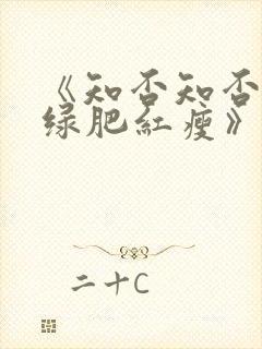 《知否知否应是绿肥红瘦》全集免费观看