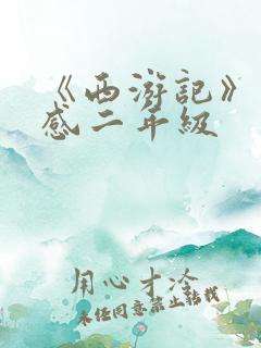 《西游记》读后感二年级