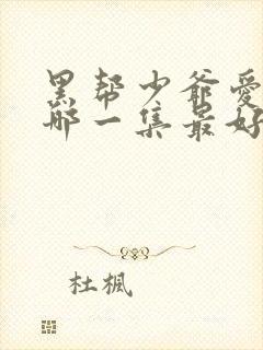黑帮少爷爱上我哪一集最好看