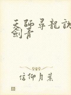 天师寻龙诀小说剑青