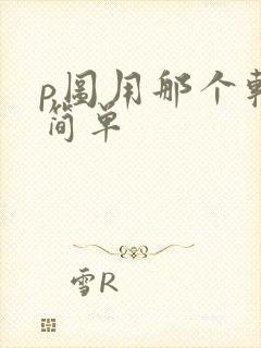 p图用那个软件简单