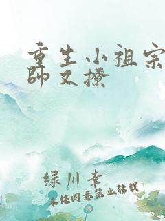 重生小祖宗她又帅又撩