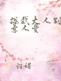 总裁大人别太坏惹人爱