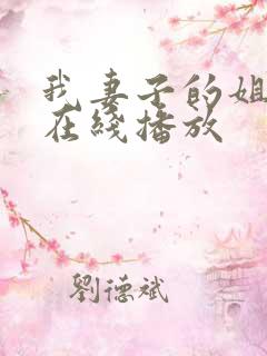 我妻子的姐姐3在线播放