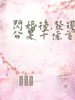 闪婚后,发现老公是千亿首富