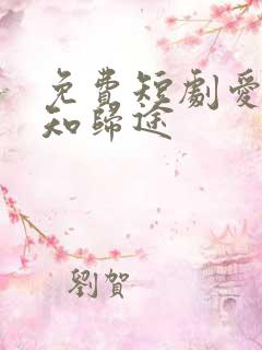 免费短剧爱你不知归途