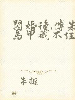闪婚后,傅先生马甲藏不住了演员表