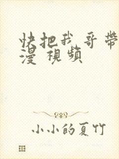 快把我哥带走动漫 视频