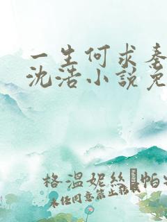 一生何求秦菲雪沈浩小说免费笔趣阁