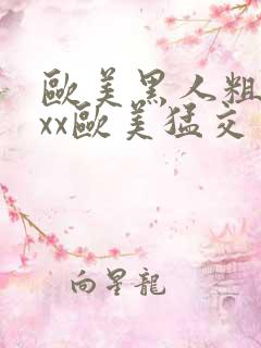 欧美黑人粗大xxx欧美猛交