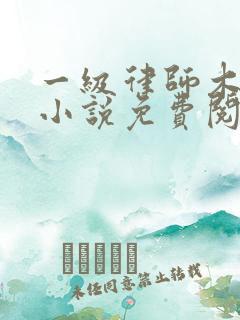 一级律师木苏里小说免费阅读完整版