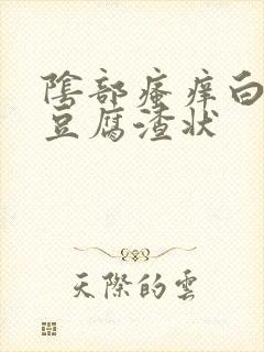 阴部瘙痒白带呈豆腐渣状