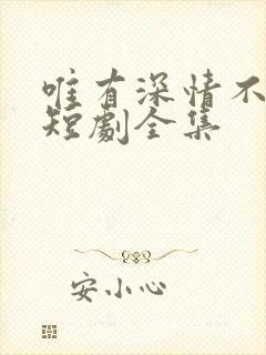 唯有深情不可负短剧全集
