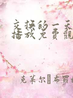 交换的一天在线播放免费观看全集电视剧韩剧