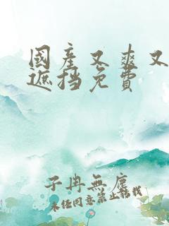 国产又爽又黄无遮挡免费