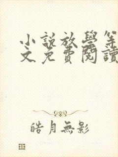 小说放学等我原文免费阅读