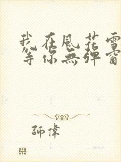 我在风花雪月里等你无弹窗