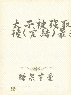 太子被强取豪夺后(完结)最新章节列表