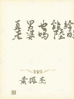 直男也能给人当老婆吗 陆酌言