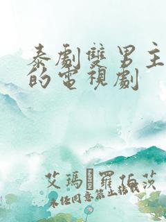 泰剧双男主好看的电视剧