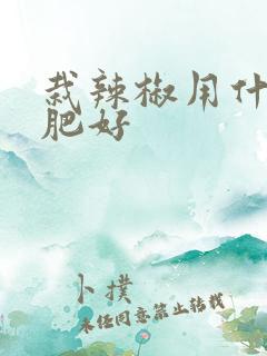 栽辣椒用什么底肥好
