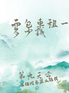 面包车租一天要多少钱