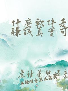 什么软件走路能赚钱真实可靠