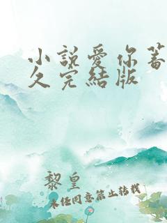 小说爱你蓄谋已久完结版