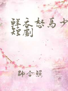 鲜衣怒马少年郎短剧