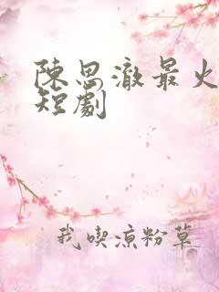 陈思澈最火十部短剧