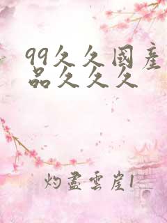 99久久国产精品久久久
