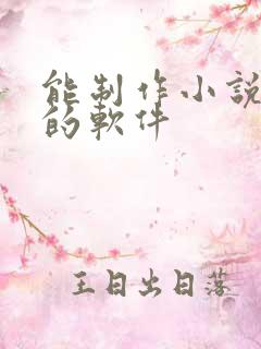能制作小说封面的软件