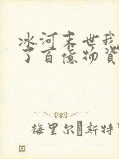冰河末世我囤积了百亿物资