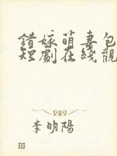 错嫁萌妻包甜的短剧在线观看