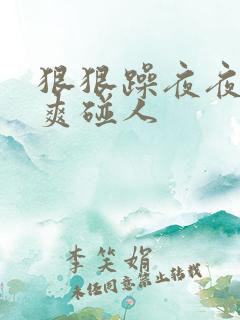 狠狠躁夜夜躁人爽碰人