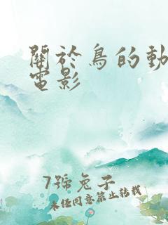 关于鸟的动画片电影