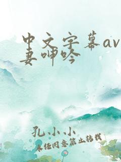 中文字幕av人妻呻吟