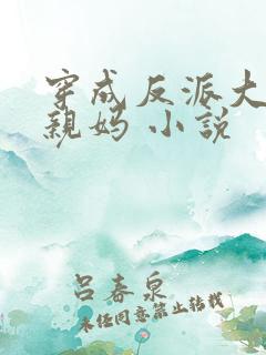 穿成反派大佬的亲妈 小说