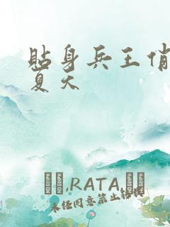 贴身兵王俏总裁夏天