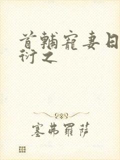 首辅宠妻日常宋衍之