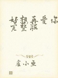 好想再爱你原唱完整版