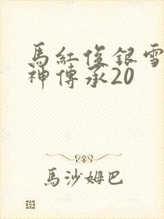 马红俊银雪意欲神传承20