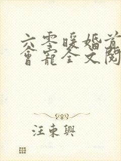 六零暖婚首长超会宠全文阅读