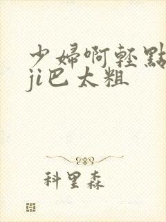 少妇啊轻点灬大ji巴太粗