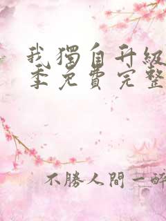 我独自升级第二季免费完整版动漫