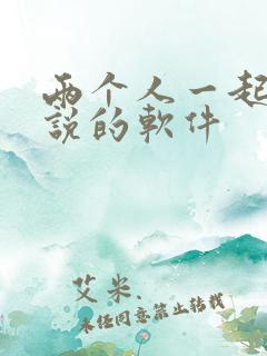 两个人一起写小说的软件