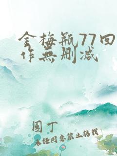 金梅瓶77回原作无删减