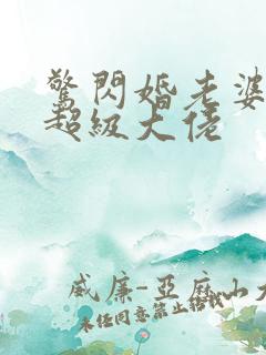 惊闪婚老婆竟是超级大佬